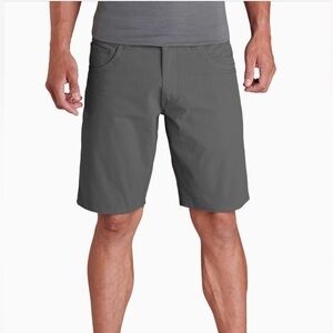 Men’s KUHL Revolvr Shorts Size 34 Gray Logo Hiking